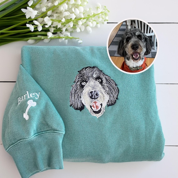 Best Pet Custom Embroidered Dog Sweatshirt Custom Embrodered Dog