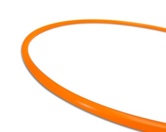 UV Neon Orange Polypro Hula Hoop