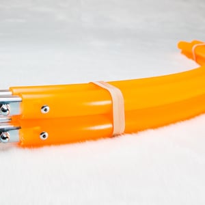 UV Orange 4-Piece Travel Polypro Hula Hoop