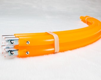 UV Orange 4-Piece Travel Polypro Hula Hoop