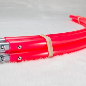 UV Pink 4-Piece Polypro Travel Hula Hoop