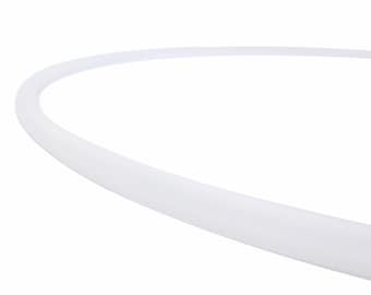 Natural Clear Polypro Hula Hoop | Lightweight Dance Hoop | Flow Arts | Custom Sizes | USA Made
