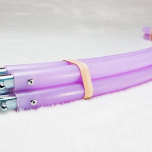 Lavender 4-Piece Polypro Travel Hula Hoop