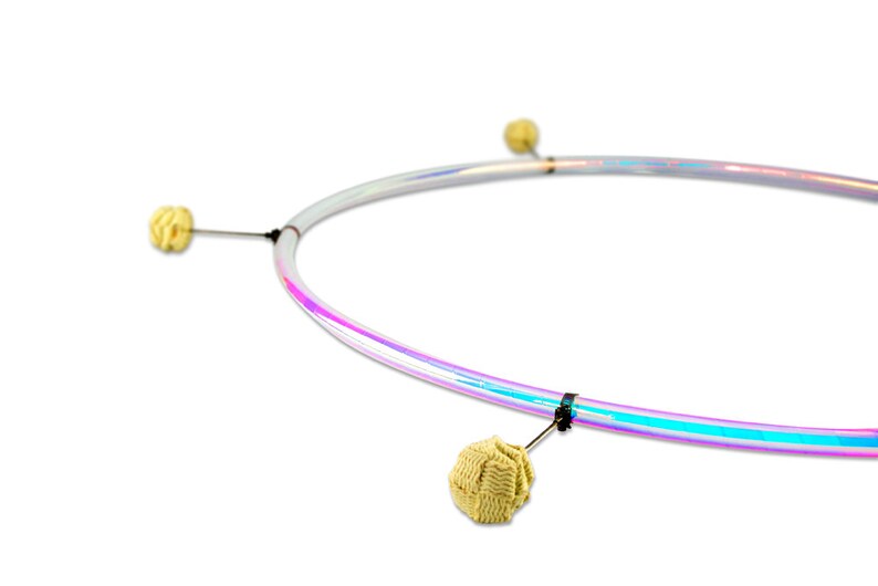 Colored Polypro Tubing 5 Wicks Fire Hula Hoop