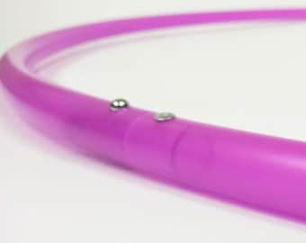 Furious Fuchsia Polypro Hula Hoop | Lightweight Dance Hoop | Flow Arts | Custom Sizes | USA Made