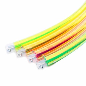 Skittlez 4 Section, 4 Color Travel Hula Hoop | Lifetime FREE Repair!