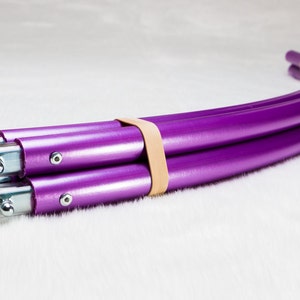 Purps 4-Piece Polypro Travel Hula Hoop