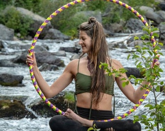 Beginner Weighted Hula Hoop | Fitness & Dance Hoop | Polyethylene Adult Hoop | Handmade in USA | 36" 38" 42" | Custom Color Hula Hoop