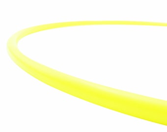 UV Yellow Polypro Hula Hoop | Lightweight Dance Hoop | Flow Arts | Custom Sizes | USA Made