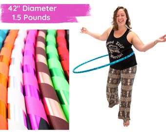 42 inch Hula Hoop. Beginner Hoola Hoop. Easy to use Weighted Hoop