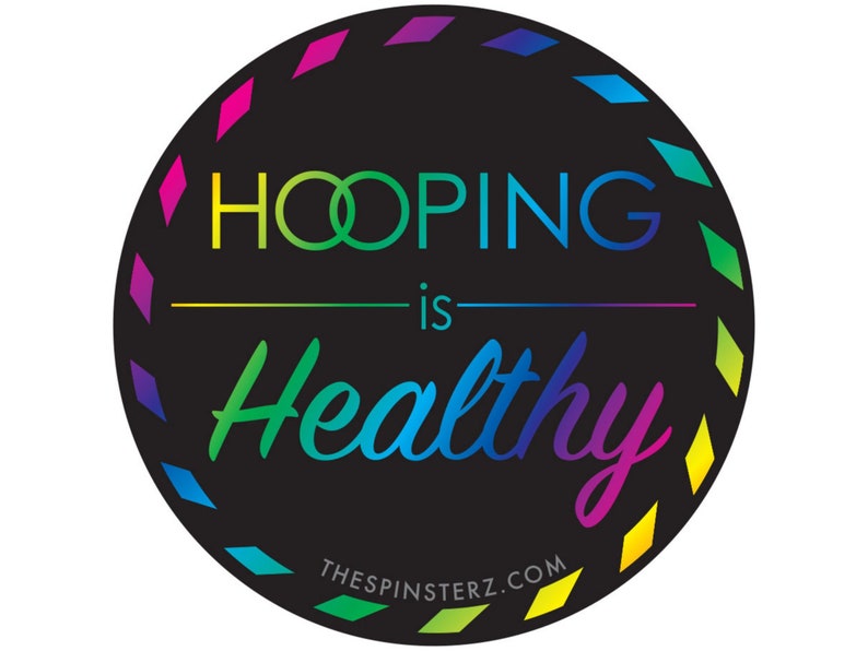 Hula Hoop Stickers. Hoop Sticker. Hooper Decals. Hula Hooping Graphics. Stickers image 4