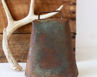 Vintage hand forged cow bell | farm decor | ranch