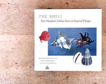 Vintage nature book | The Shell Five Hundred Million Years of Inspired Design | 1968 | illustrations and hand tipped plates