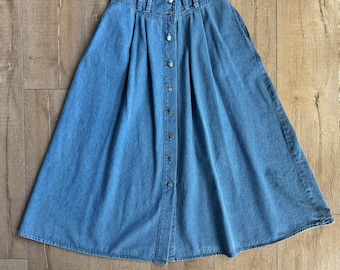 Vintage Western Denim Skirt by Capacity