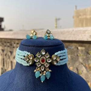 Sabyasachi Inspired Designer kundan Set, Kundan Choker, Kundan Bridal Choker Set, Customizable Kundan Bridal Sets, Royal Kundan Sets