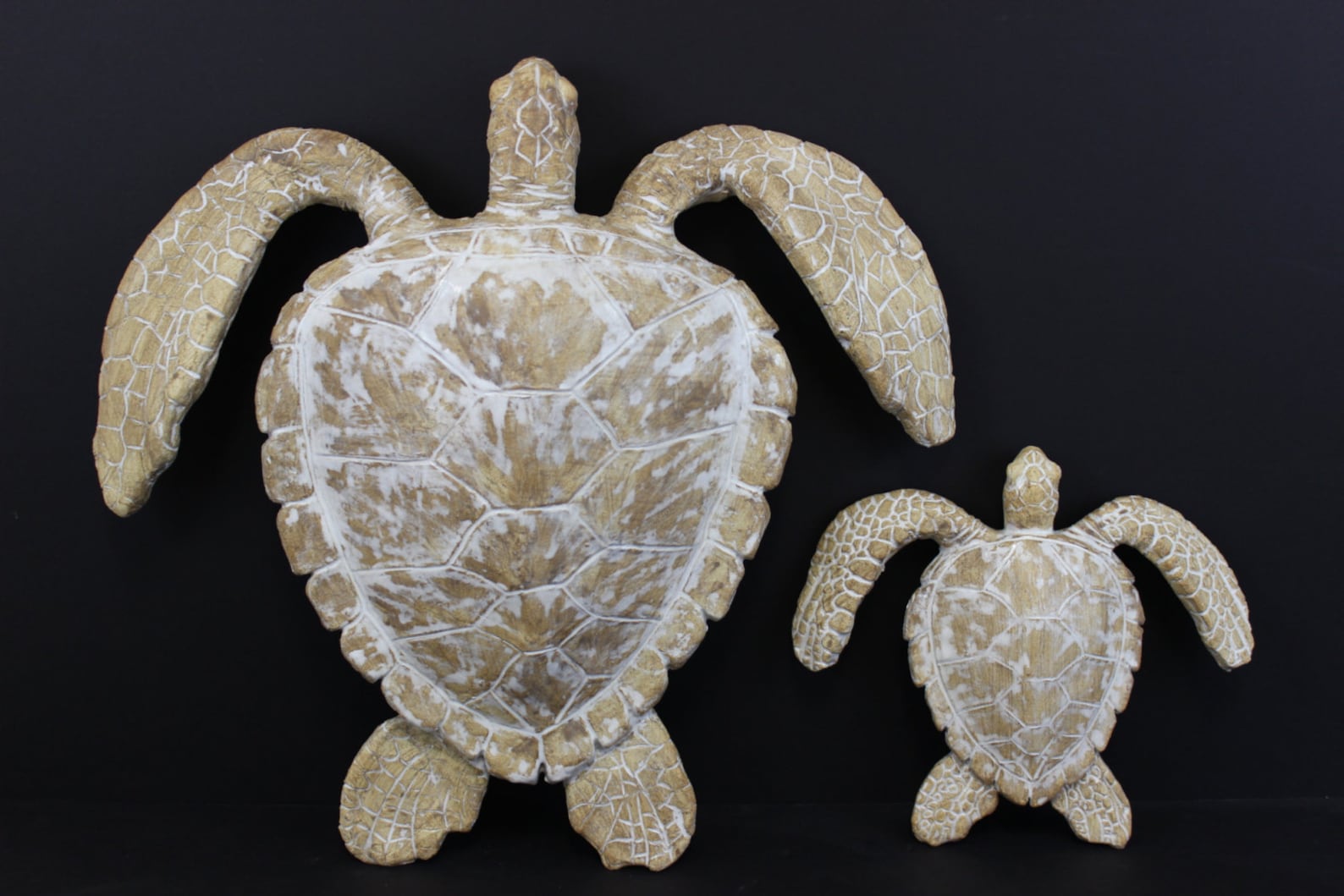 Small Hand Made Ceramic Sea Turtle Wall Hanging/coffee Table Etsy