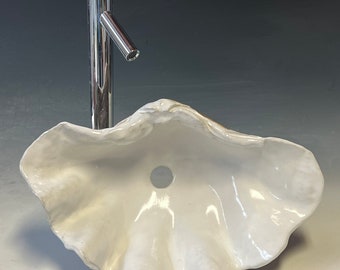 Clam Shell Vessel Sink