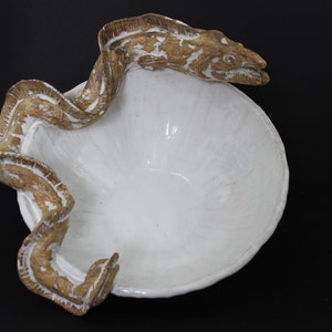 Ceramic Eel Bowl by Shayne Greco Beautiful Mediterranean Pottery