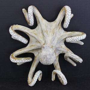 Hand made Ceramic Octopus Wall hanging/coffee table decor by Shayne Greco Beautiful Mediterranean Pottery