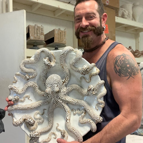 シェイン・グレコ作、地中海陶器の手作り陶器製ウナギボウル - Etsy 日本