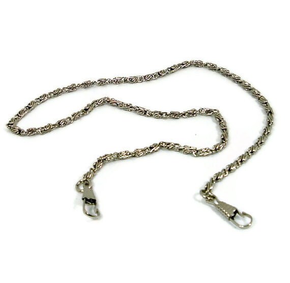 24 Inch Nickel Purse Chain With Hooks FREE U.S. SHIPPING - Etsy
