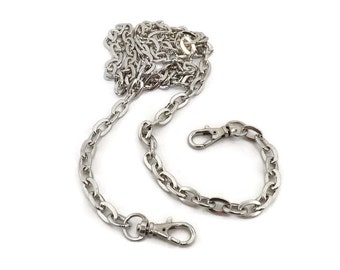 24 Inch 12mm Oval Link Nickel Purse Chain