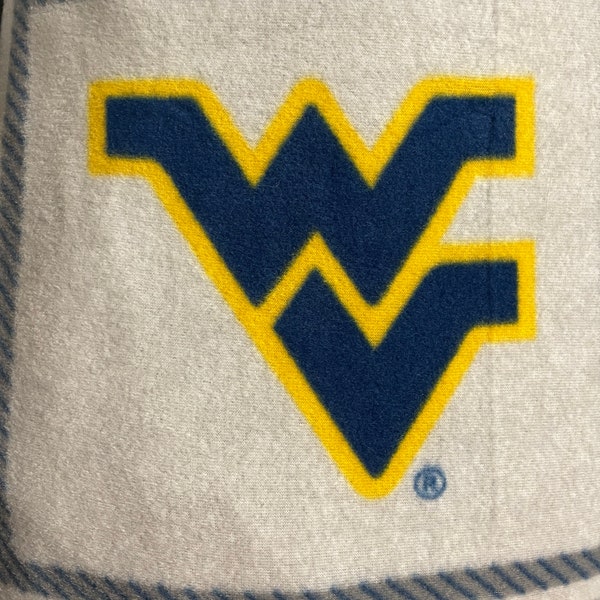 NCAA West Virginia University Mountaineers Fleece Fabric