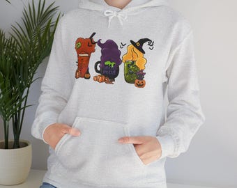 Halloween Hoodie, Cute Halloween Hooded Sweatshirt, Cute Halloween Hoodie, Unisex Hoodie, Halloween Sweatshirt, Halloween Movie Shirt