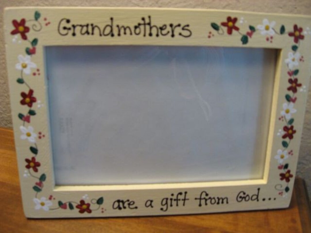 Mother's Day Frame Grandmothers Are a Gift From God Personalized
