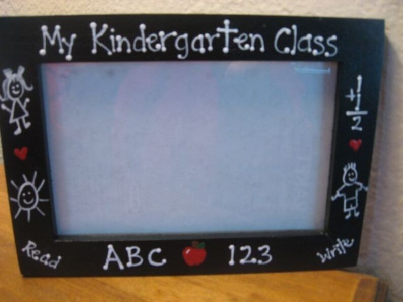 MY KINDERGARTEN CLASS Kindergarten Frame School Frame Back Etsy