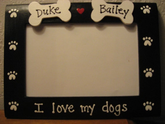 I love my dog photo sale frame