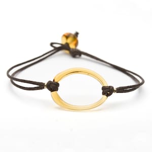 Jenny Gaynor Glass Oval Recycled Handmade Lampwork Moretti Glass Bracelet