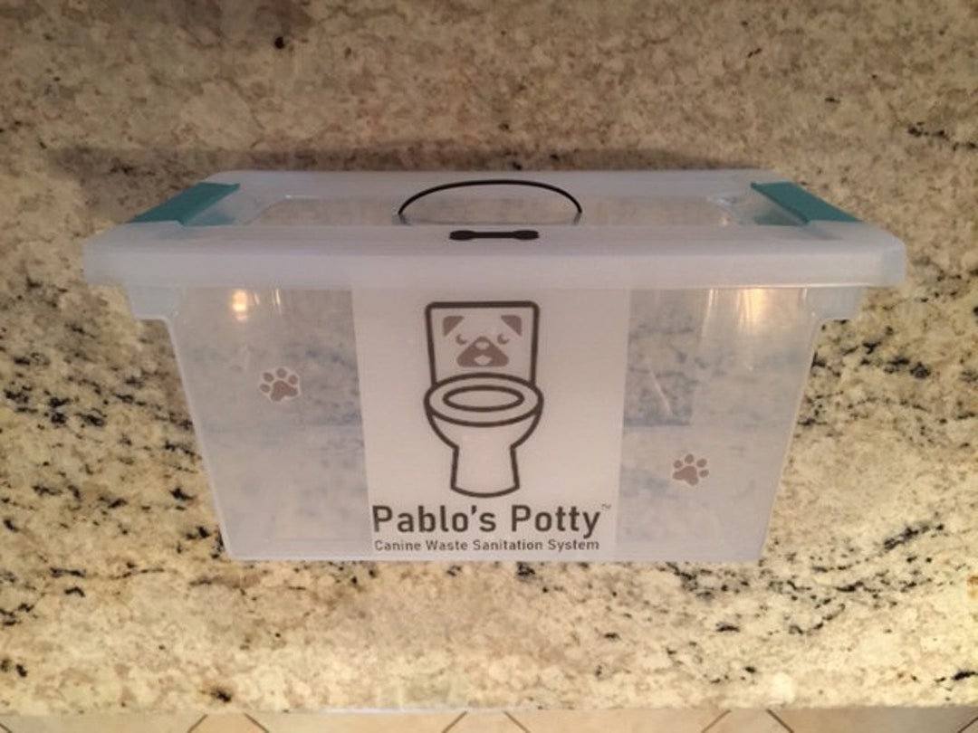 Pablo's Potty Dog Poop Receptacle Etsy