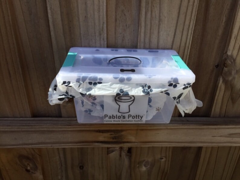 Pablo's Potty Dog Poop Receptacle Etsy