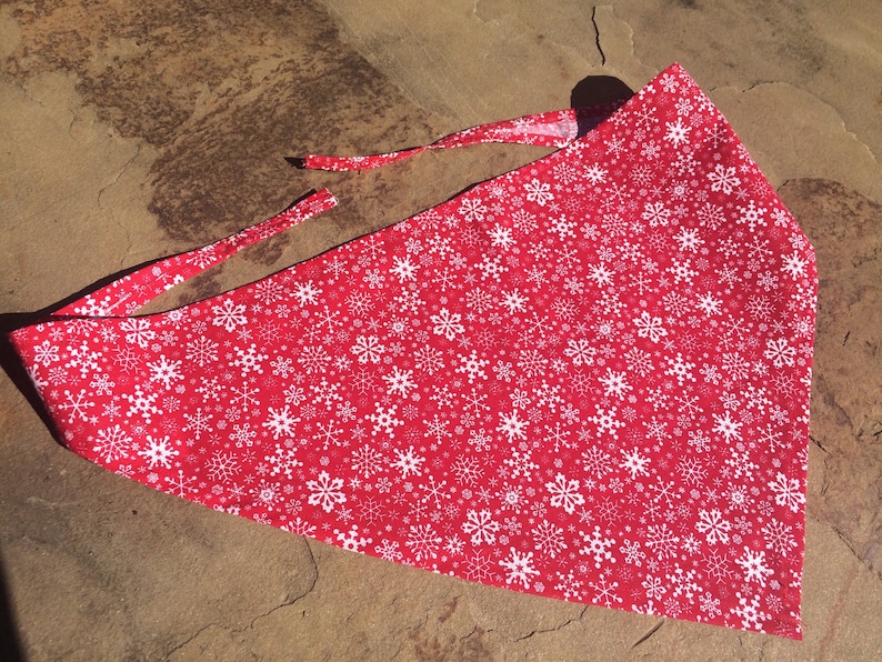 Christmas Snowflakes Bandana