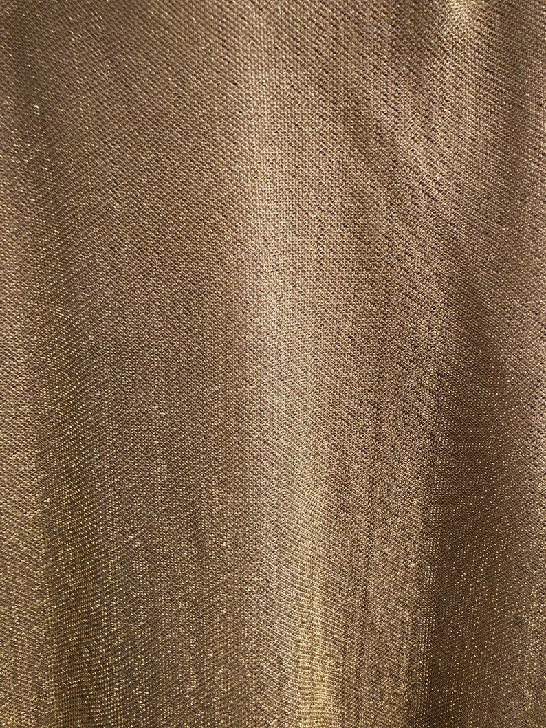 Vintage Gold Lame Beaded Dress