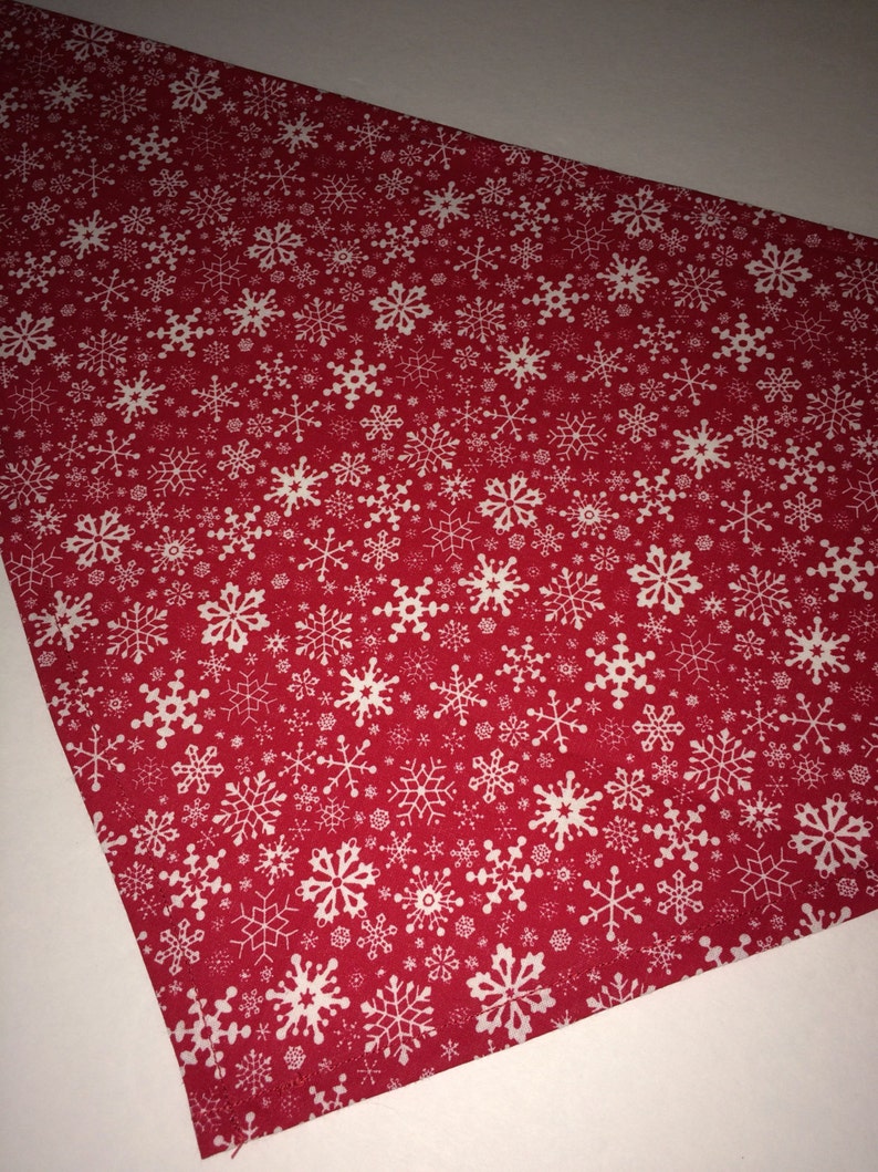 Christmas Snowflakes Bandana