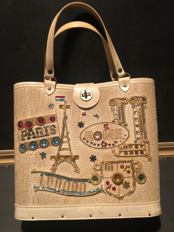 Vintage Enid Collins Paris Rome Purse