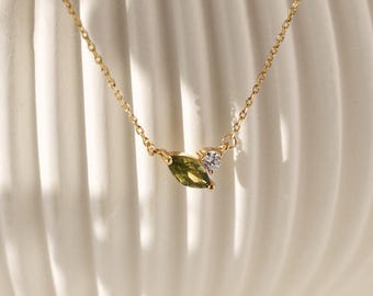 Double birthstone necklace, personalized birthstone jewelry, a birthday gift for her, mothers day gift, a symbol of friendship and love