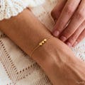Minimal 3D Heart Initial Bracelet, Personalized Gold Letter Bracelet, Daily Jewelry, Mothers Day Gift, Friendship Gifts product logo