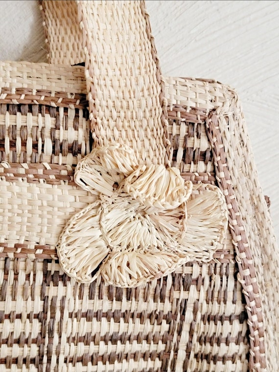 Vintage Jute Bag - Sustainable Style with Timeles… - image 2