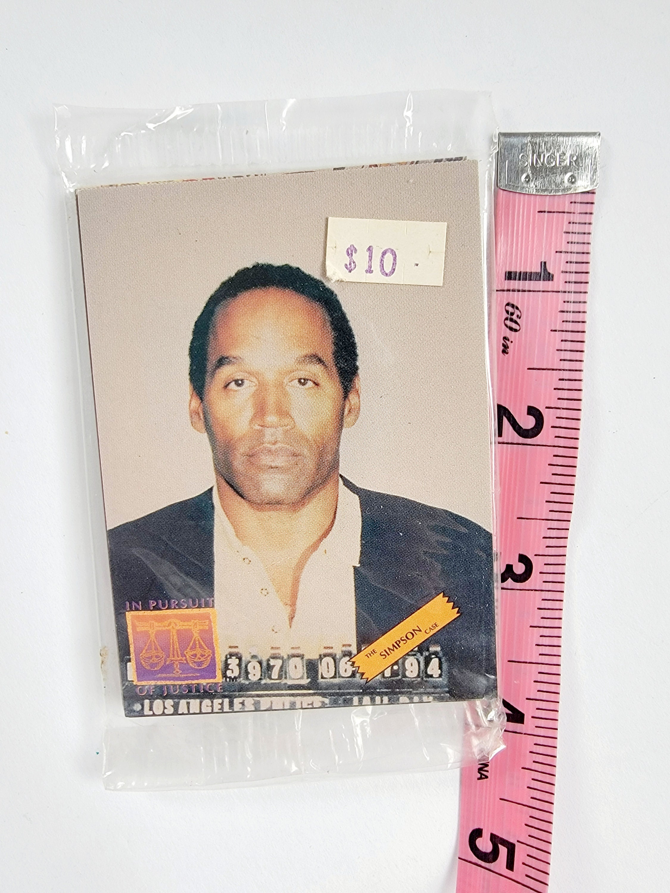Vintage Oj Simpson Trial Cards Sports Cards NIP - Etsy