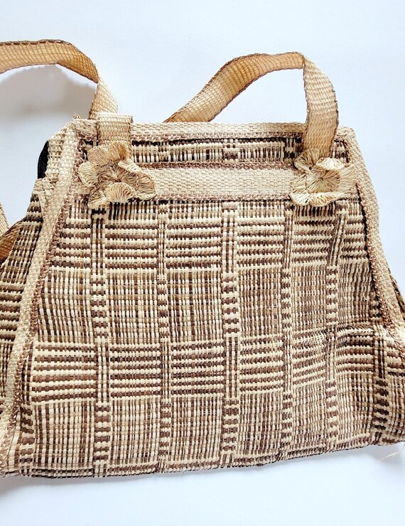 Vintage Jute Bag - Sustainable Style with Timeles… - image 3