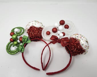 Festive Cindy Lou Whoville Cupcake Christmas headband