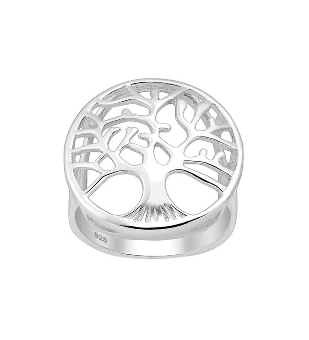 925 Sterling Silver Tree of Life Ring - Etsy