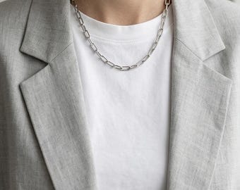 Men’s Silver Chain Necklace 925 Sterling – Refined Strength in Pure Silver