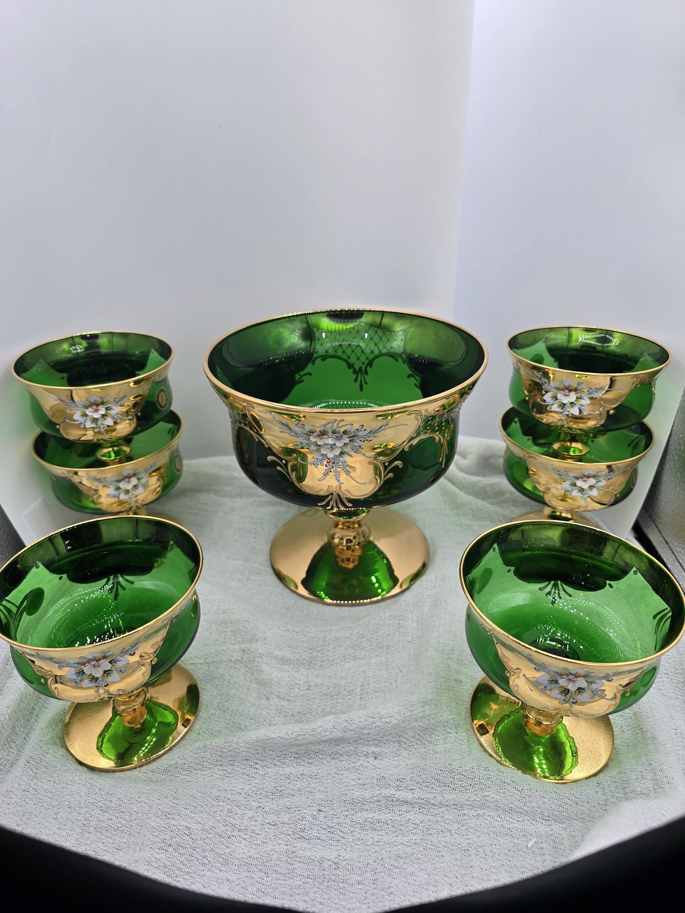 24 gold murano glass - Etsy 日本