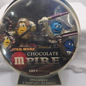Collectible Star Wars Chocolate Mpire set including Mace Windu and Chewbacca.