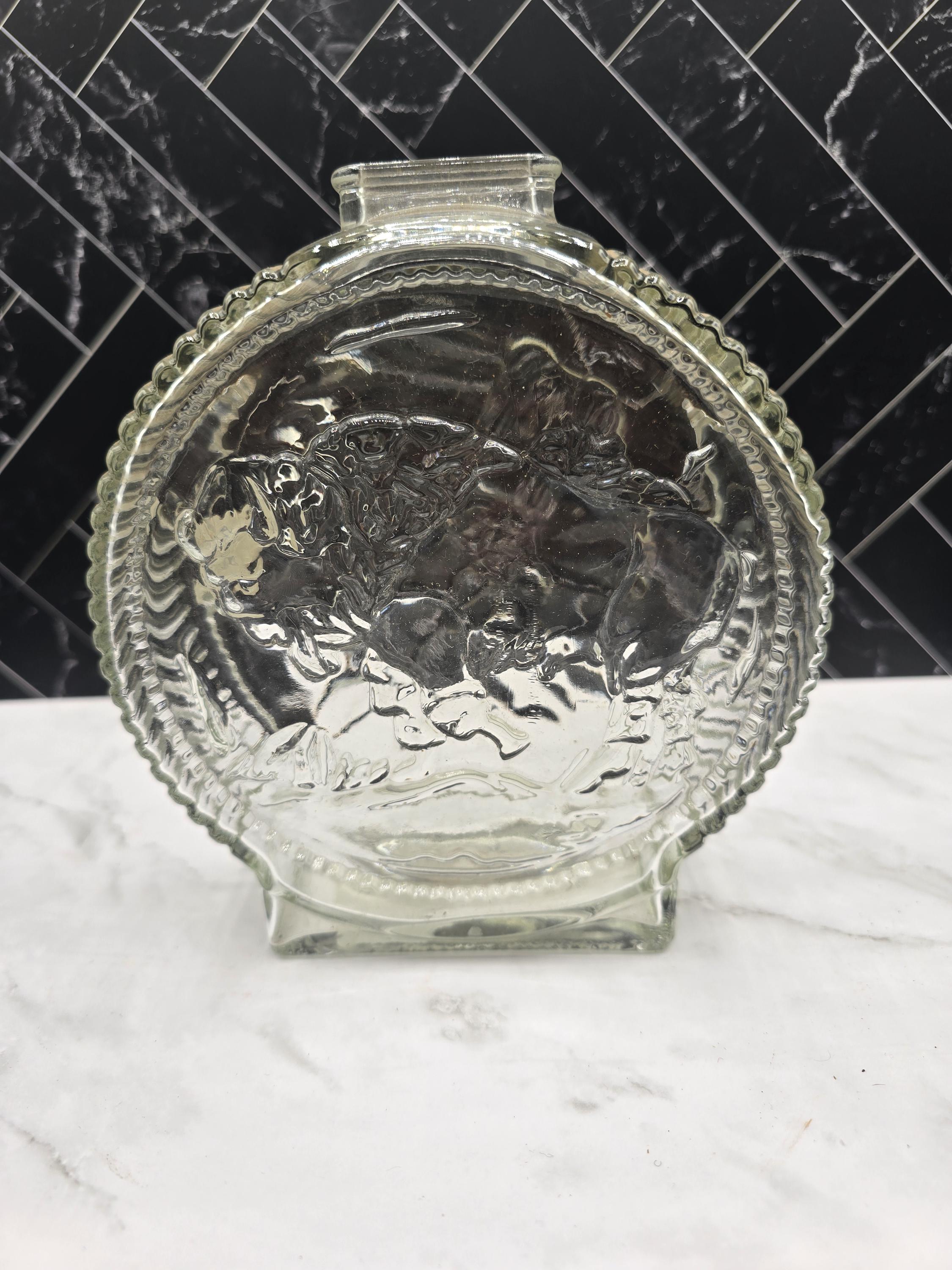 Vintage Glass Bank - Etsy