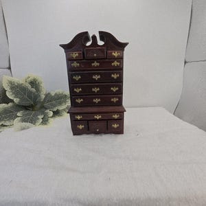 Vintage Dollhouse Highboy Dresser